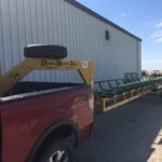 round bale hay hauler